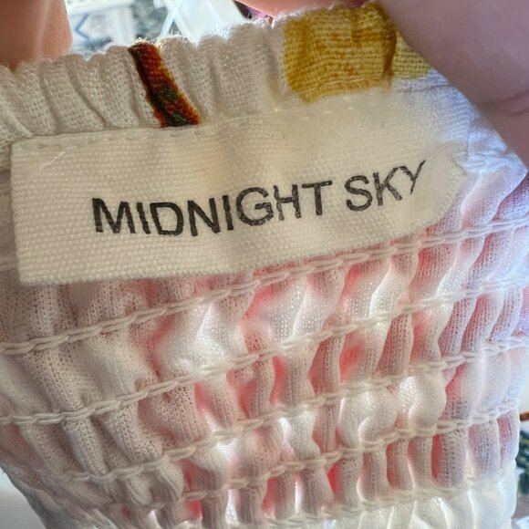 Midnight Sky Summertime Two Piece Set Beachwear Loungewear Size Large NWT - Picture 13 of 13